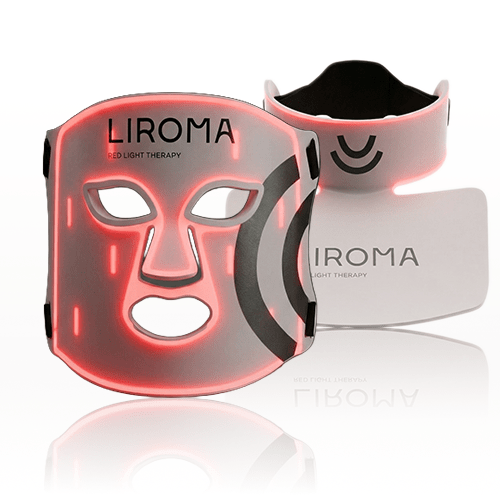 LIROMA GLOW® LED - Ljusterapi ansiktsmask med infraröd & Rödljusterapi