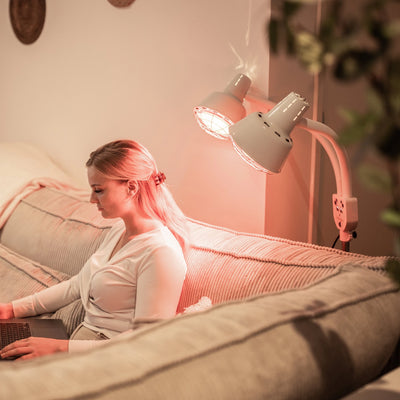 LIROMA® Infraroodlamp Dubbele kop – 507 – Ideaal voor thuis - Liroma