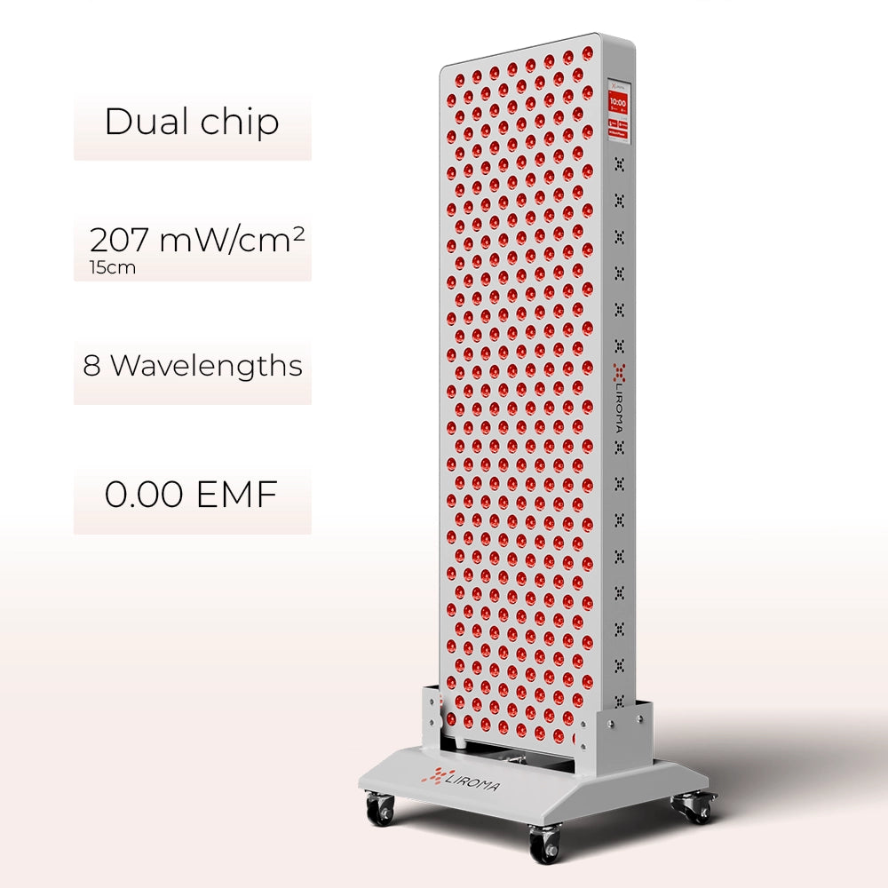 PrimeFORCE Elite Gen5 (Rödljusterapi) – Idealisk för hemmabruk – Livslängd upp till 100.000 timmar – 92x30x7cm